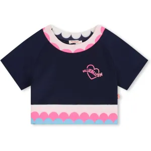 Girls Navy Crop Top