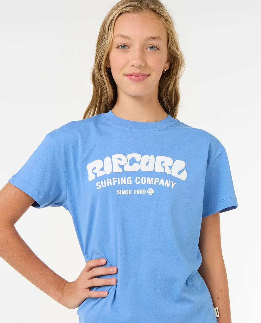 Girl's Surf Puff Relaxed Tee