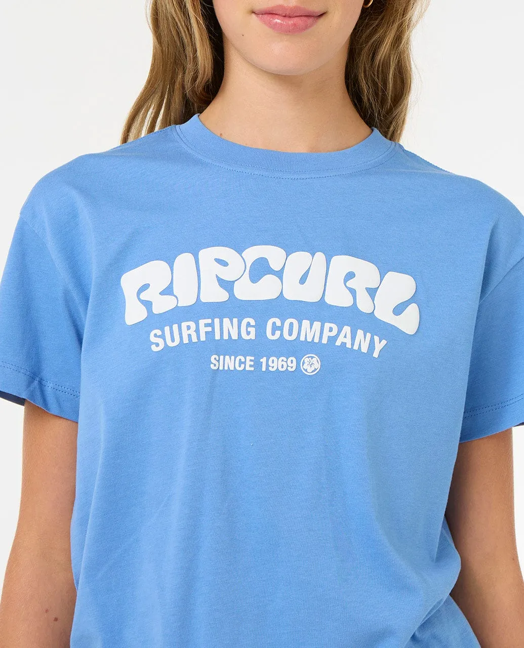 Girl's Surf Puff Relaxed Tee
