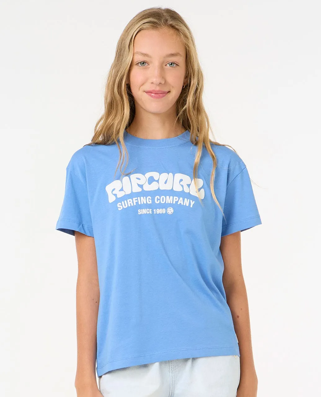 Girl's Surf Puff Relaxed Tee