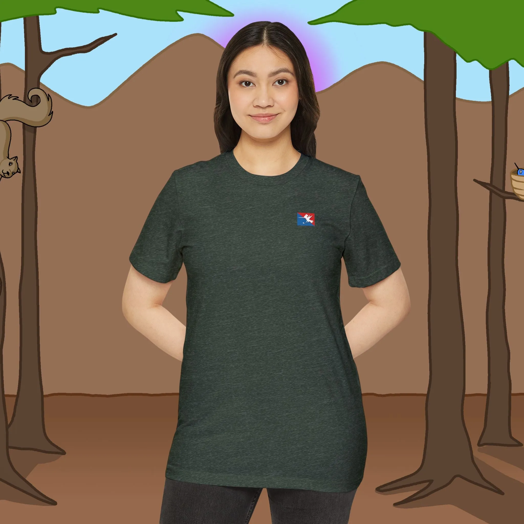 Golf Logo Recycled Organic Loose Fit T-Shirt