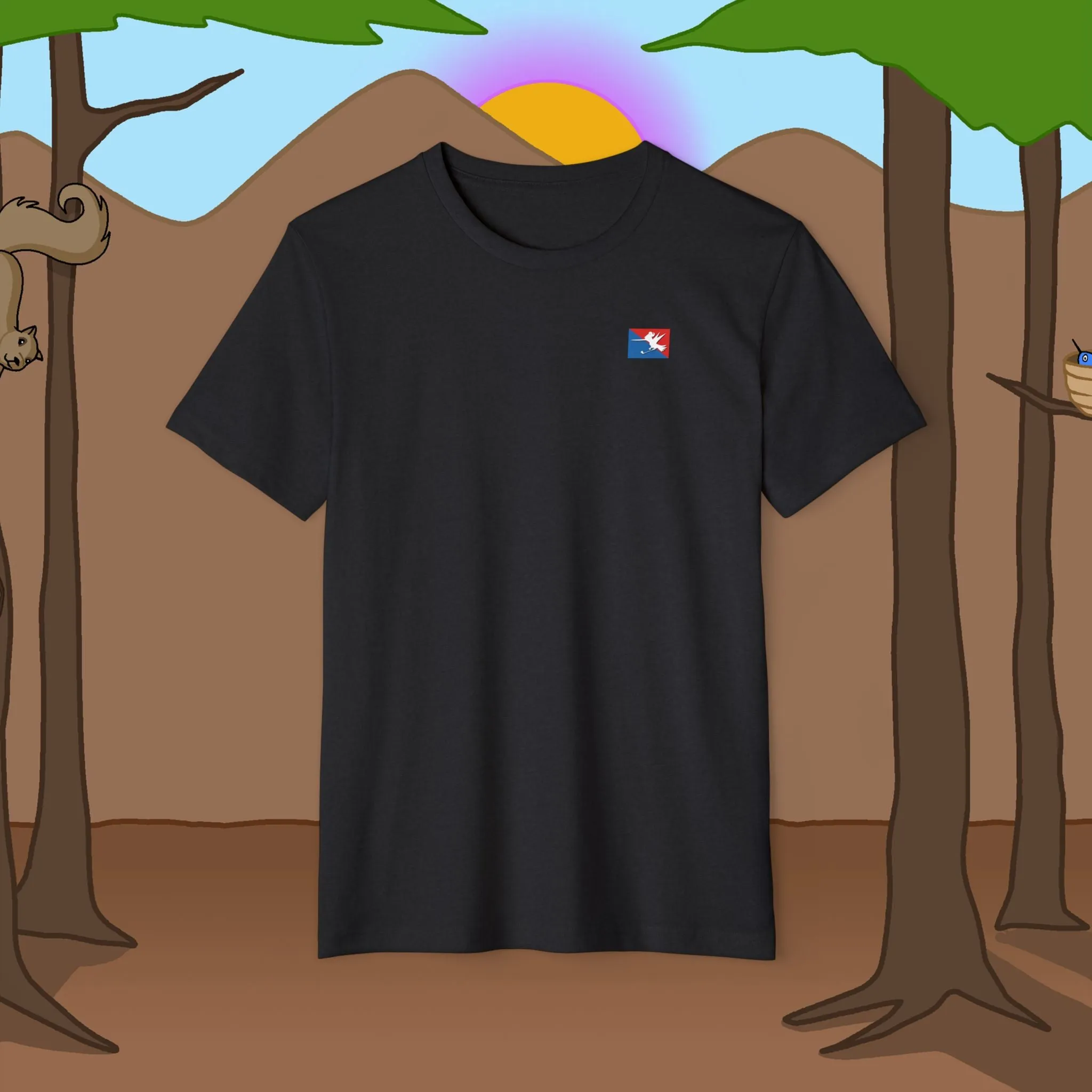 Golf Logo Recycled Organic Loose Fit T-Shirt