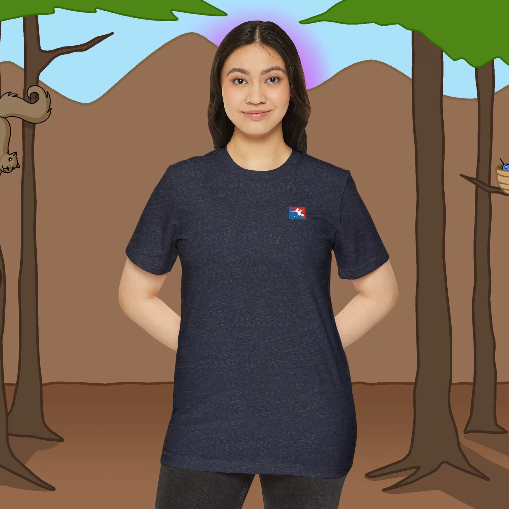 Golf Logo Recycled Organic Loose Fit T-Shirt