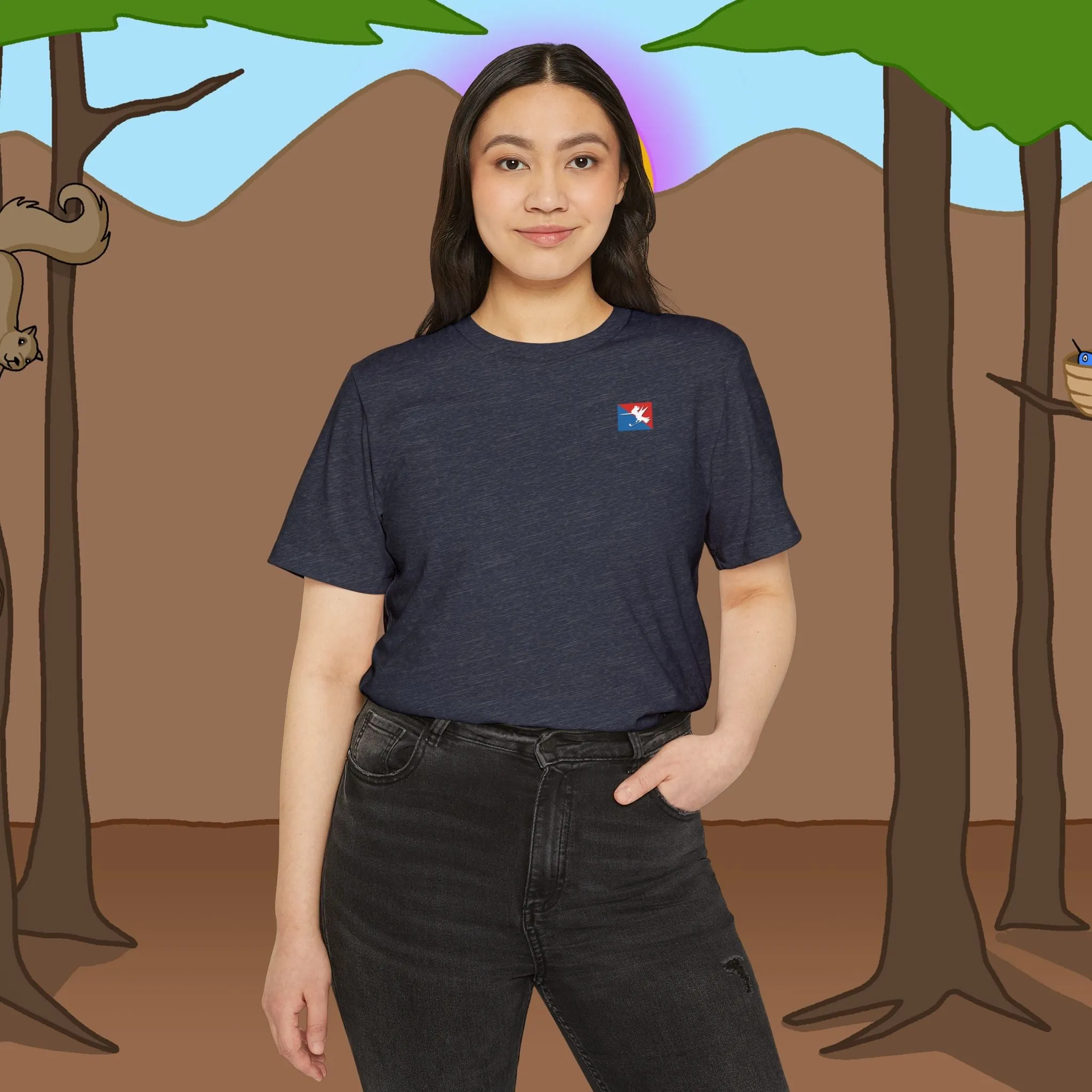 Golf Logo Recycled Organic Loose Fit T-Shirt