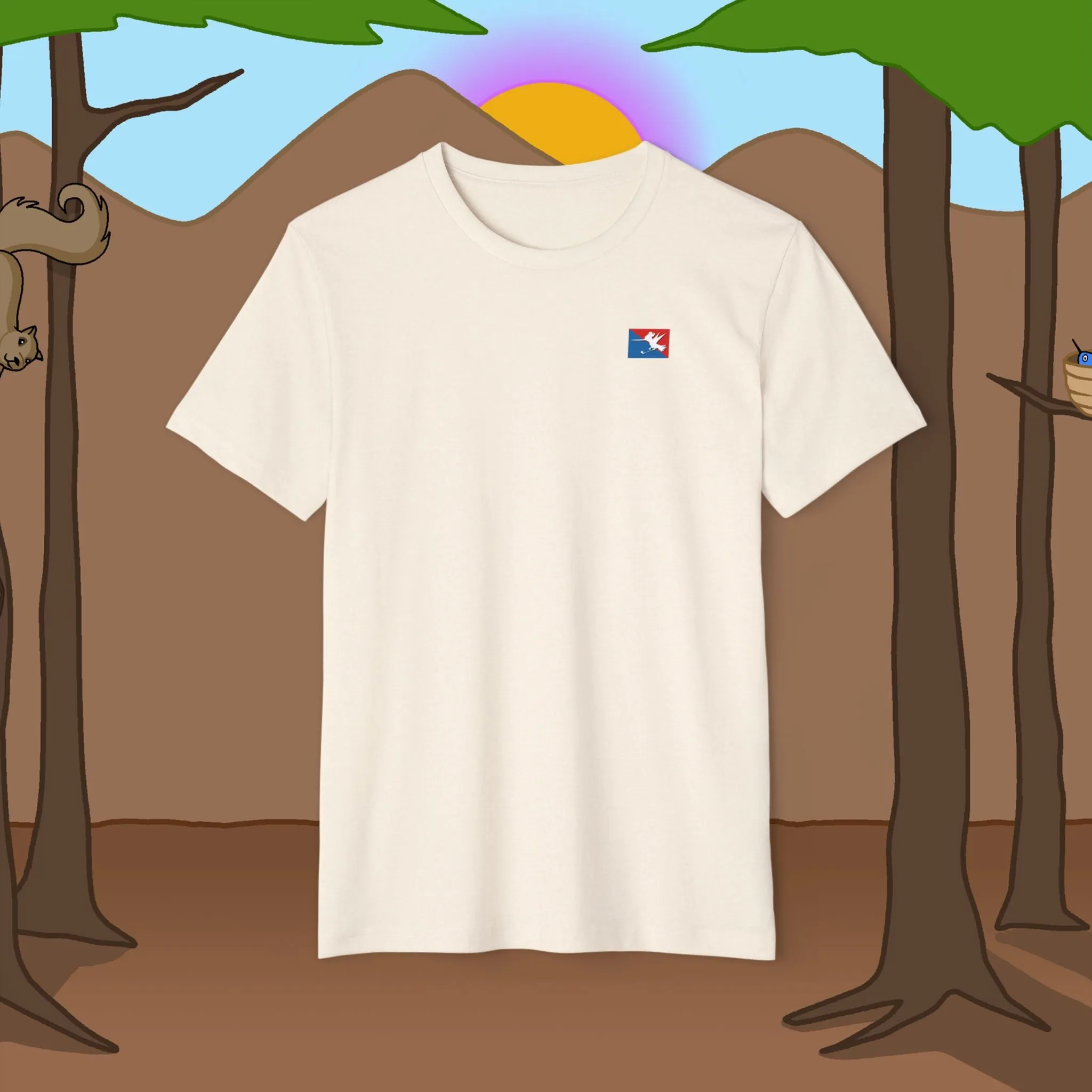 Golf Logo Recycled Organic Loose Fit T-Shirt