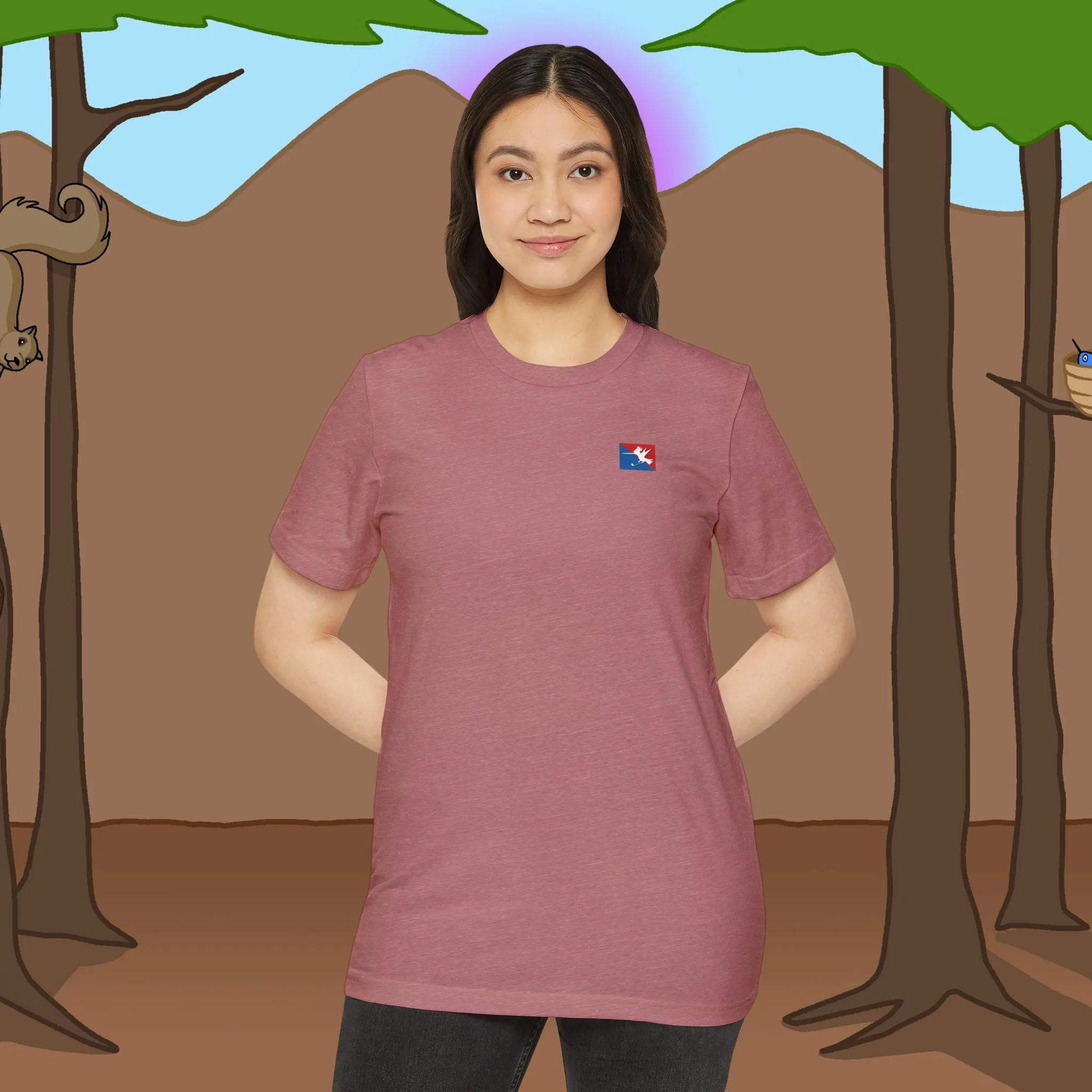 Golf Logo Recycled Organic Loose Fit T-Shirt