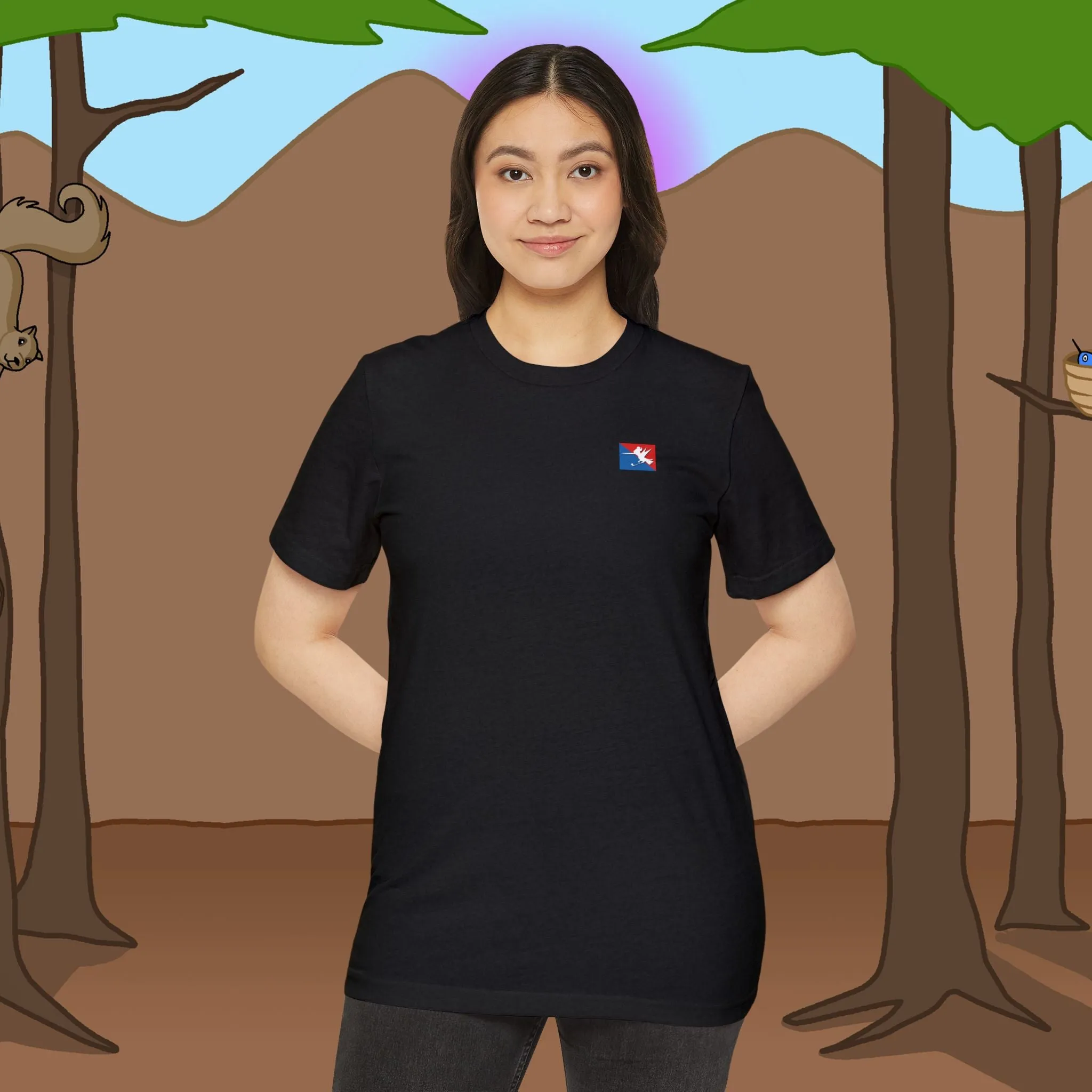 Golf Logo Recycled Organic Loose Fit T-Shirt