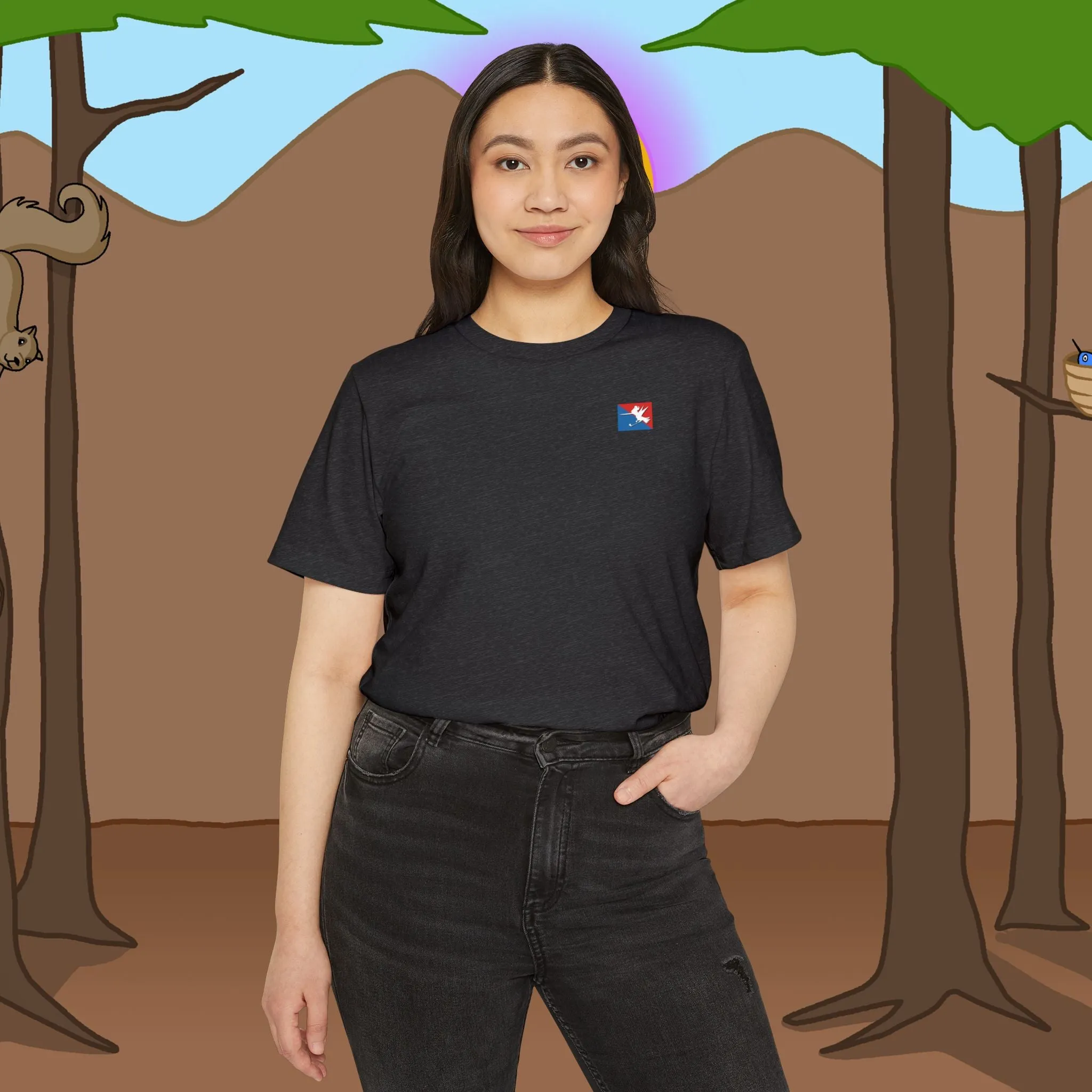 Golf Logo Recycled Organic Loose Fit T-Shirt