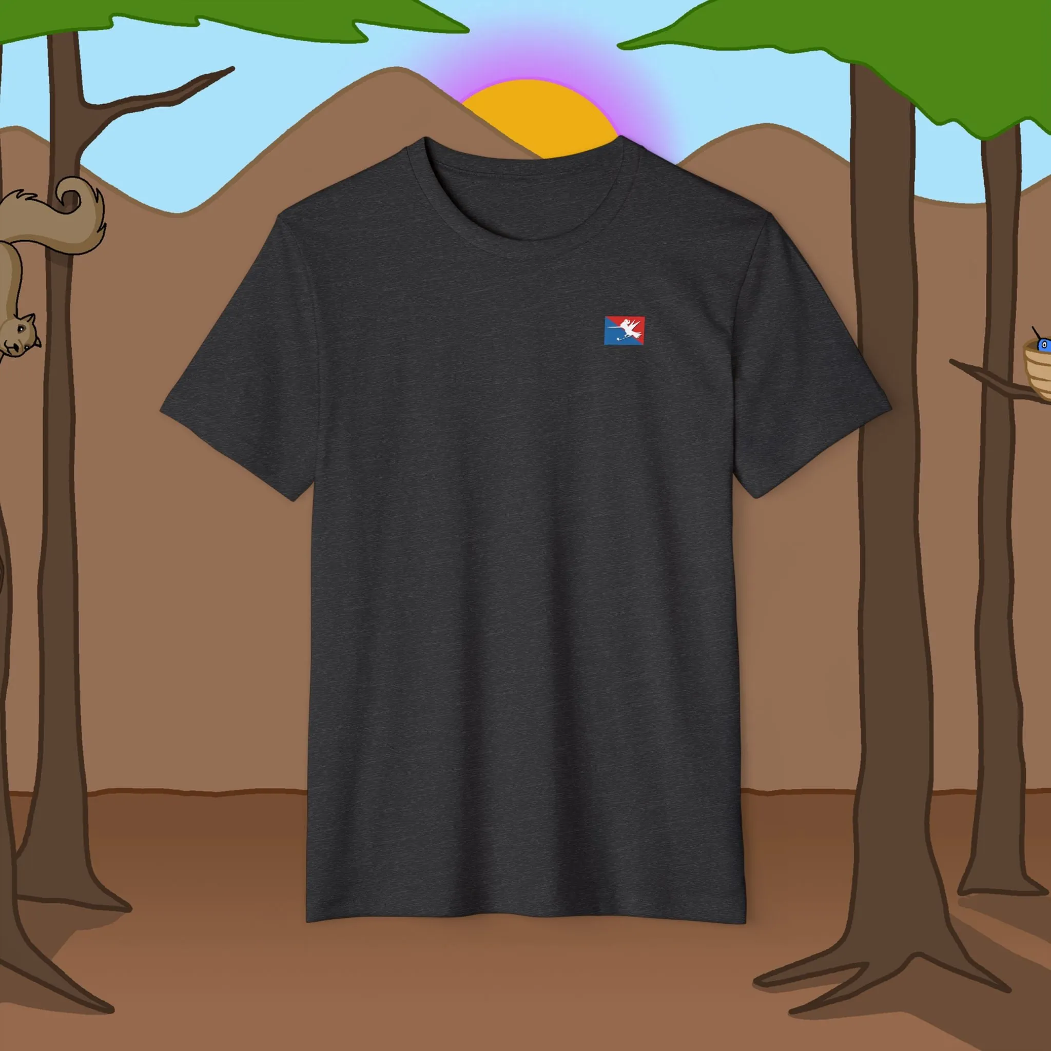 Golf Logo Recycled Organic Loose Fit T-Shirt