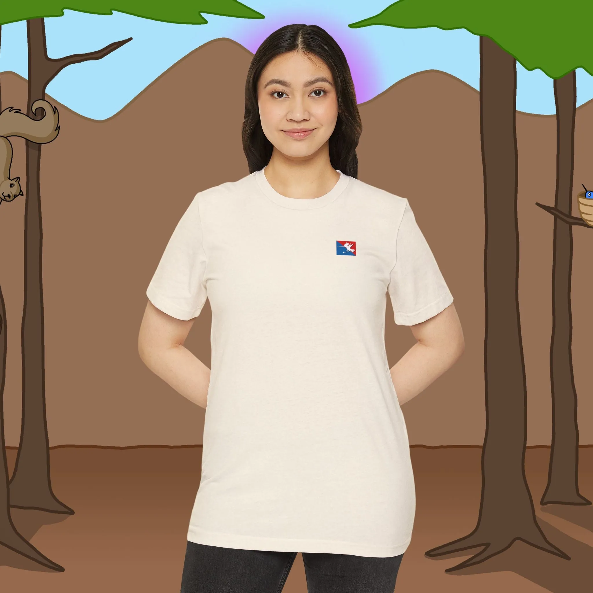 Golf Logo Recycled Organic Loose Fit T-Shirt