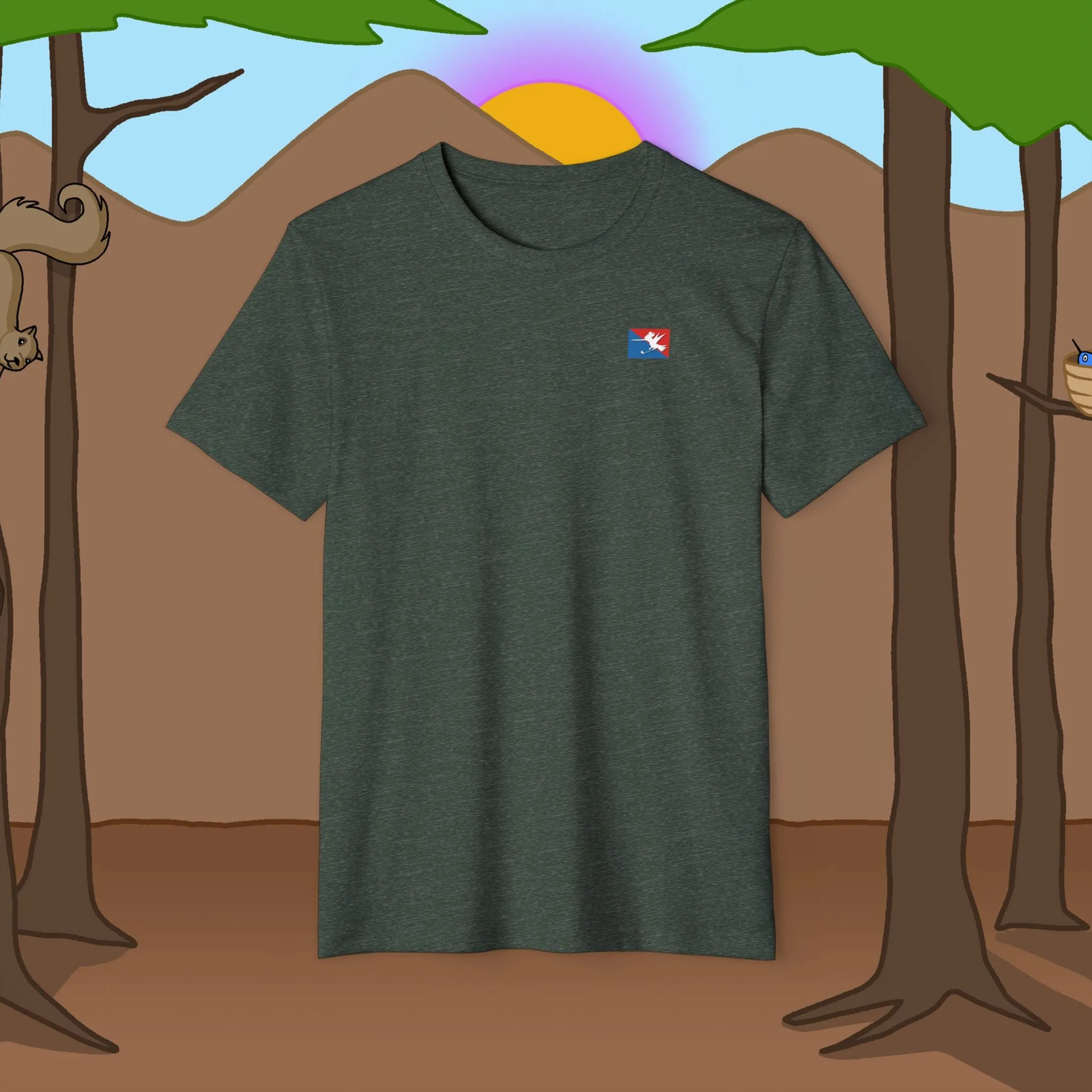 Golf Logo Recycled Organic Loose Fit T-Shirt