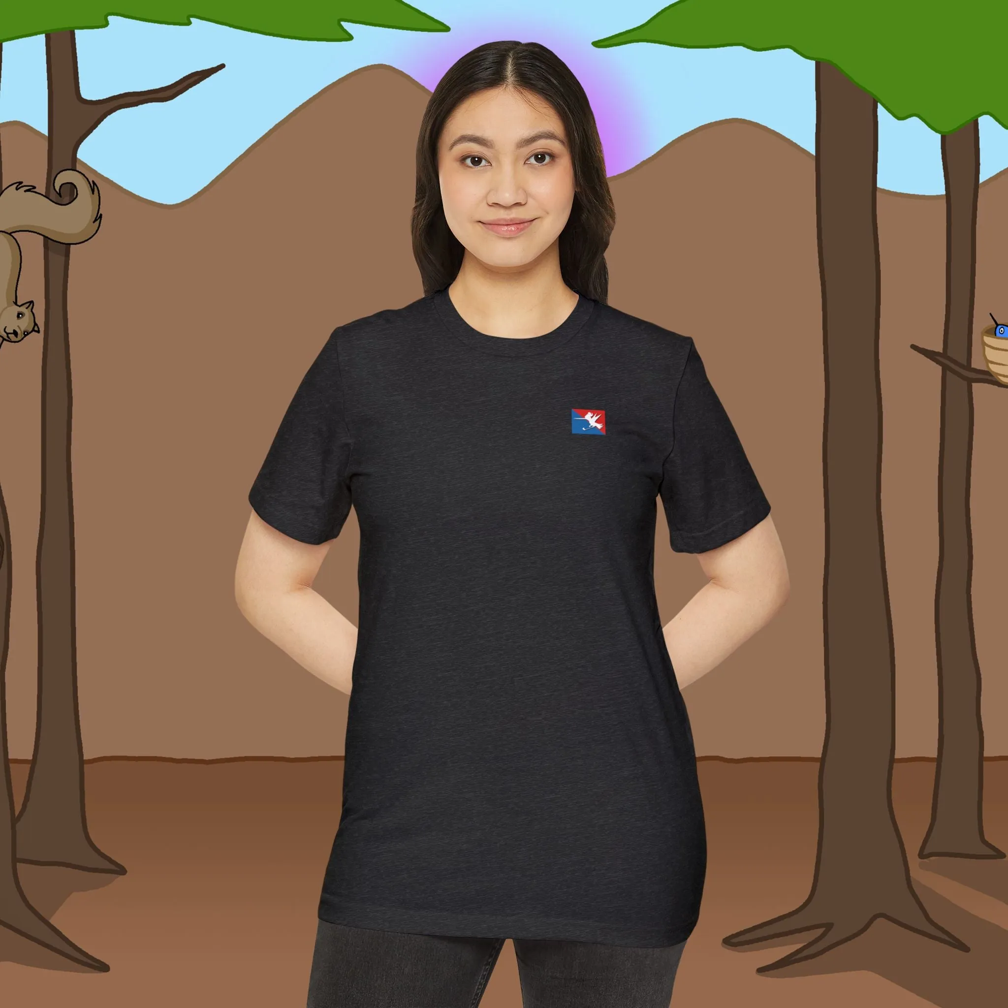 Golf Logo Recycled Organic Loose Fit T-Shirt