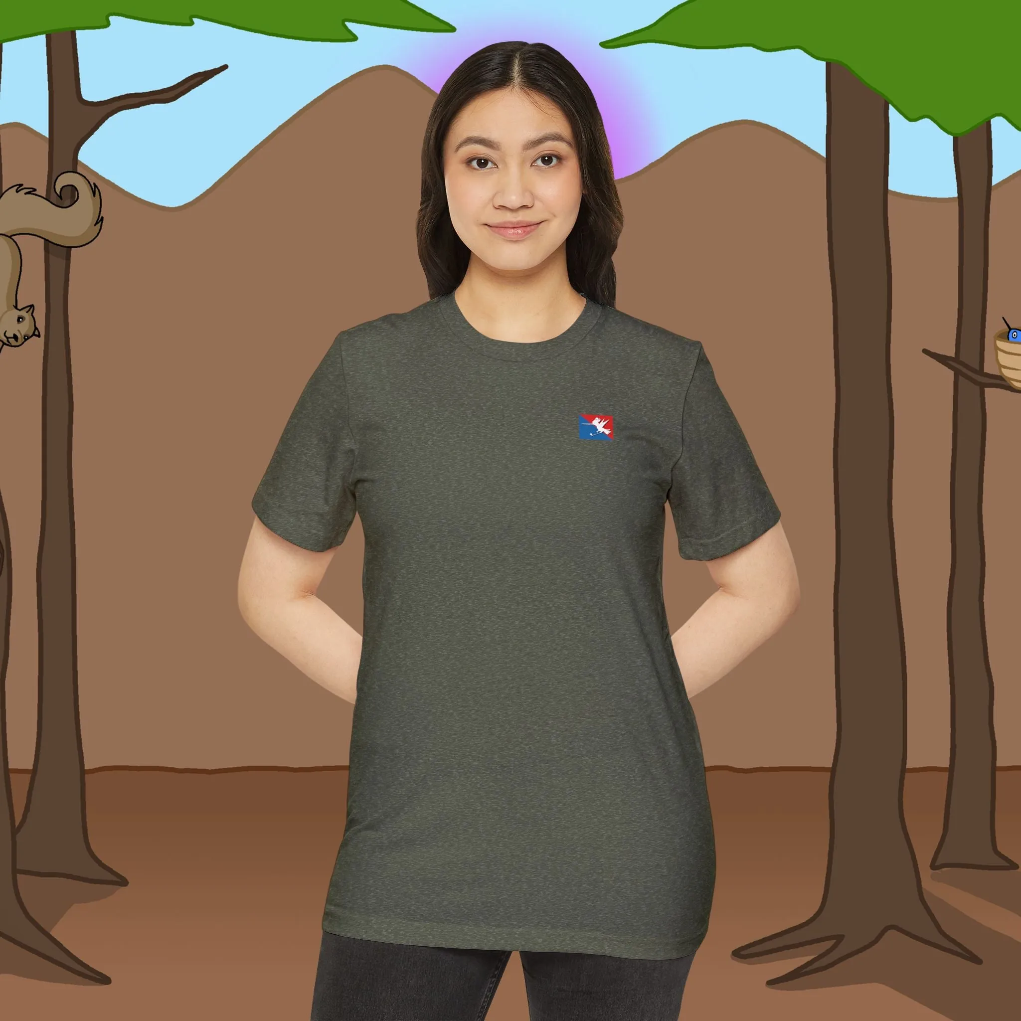 Golf Logo Recycled Organic Loose Fit T-Shirt