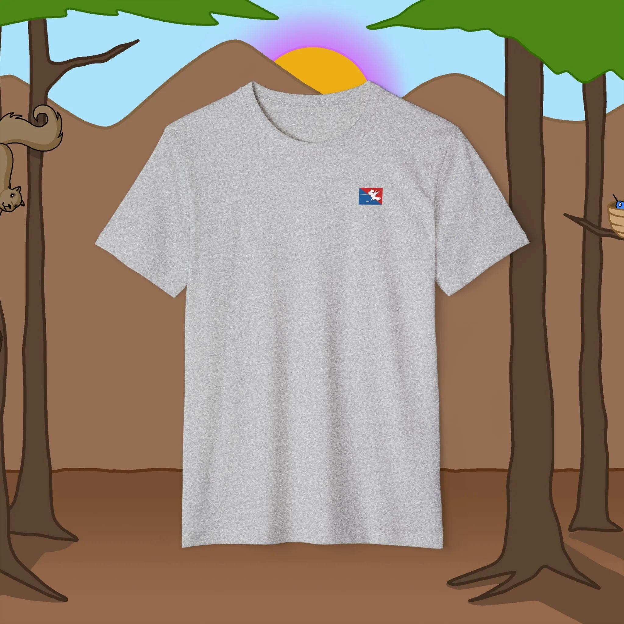 Golf Logo Recycled Organic Loose Fit T-Shirt