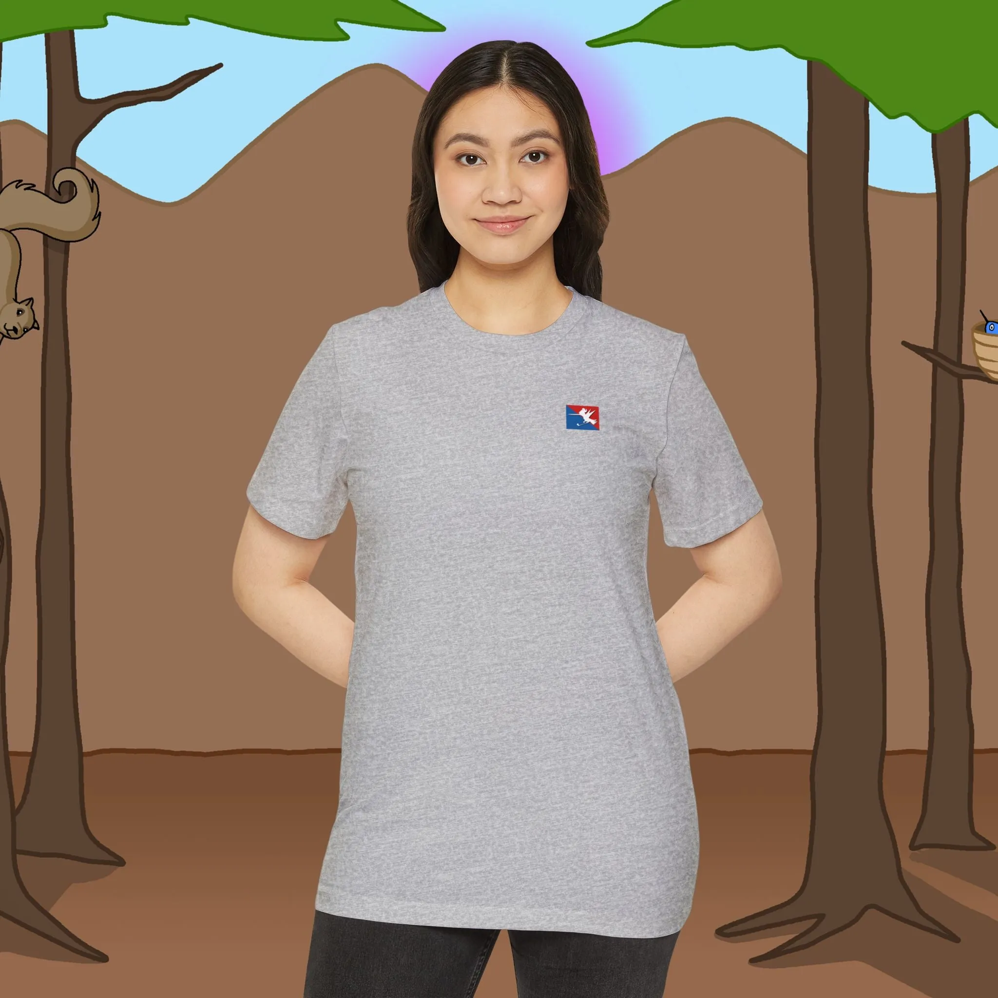 Golf Logo Recycled Organic Loose Fit T-Shirt