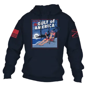 Greetings From The Gulf Of America Hoodie - Navy