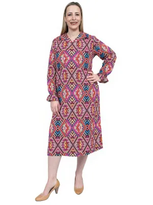 Hattie Shirt Dress - Print*