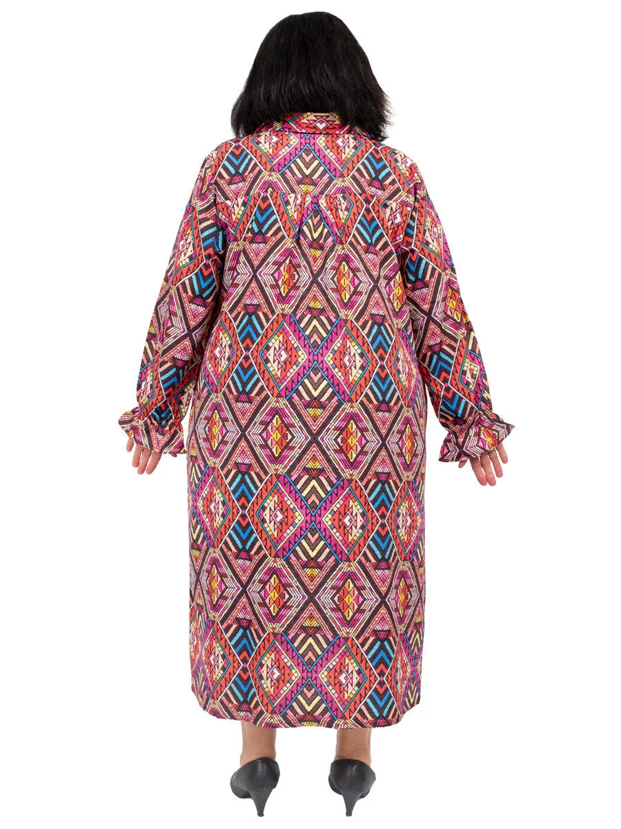 Hattie Shirt Dress - Print*