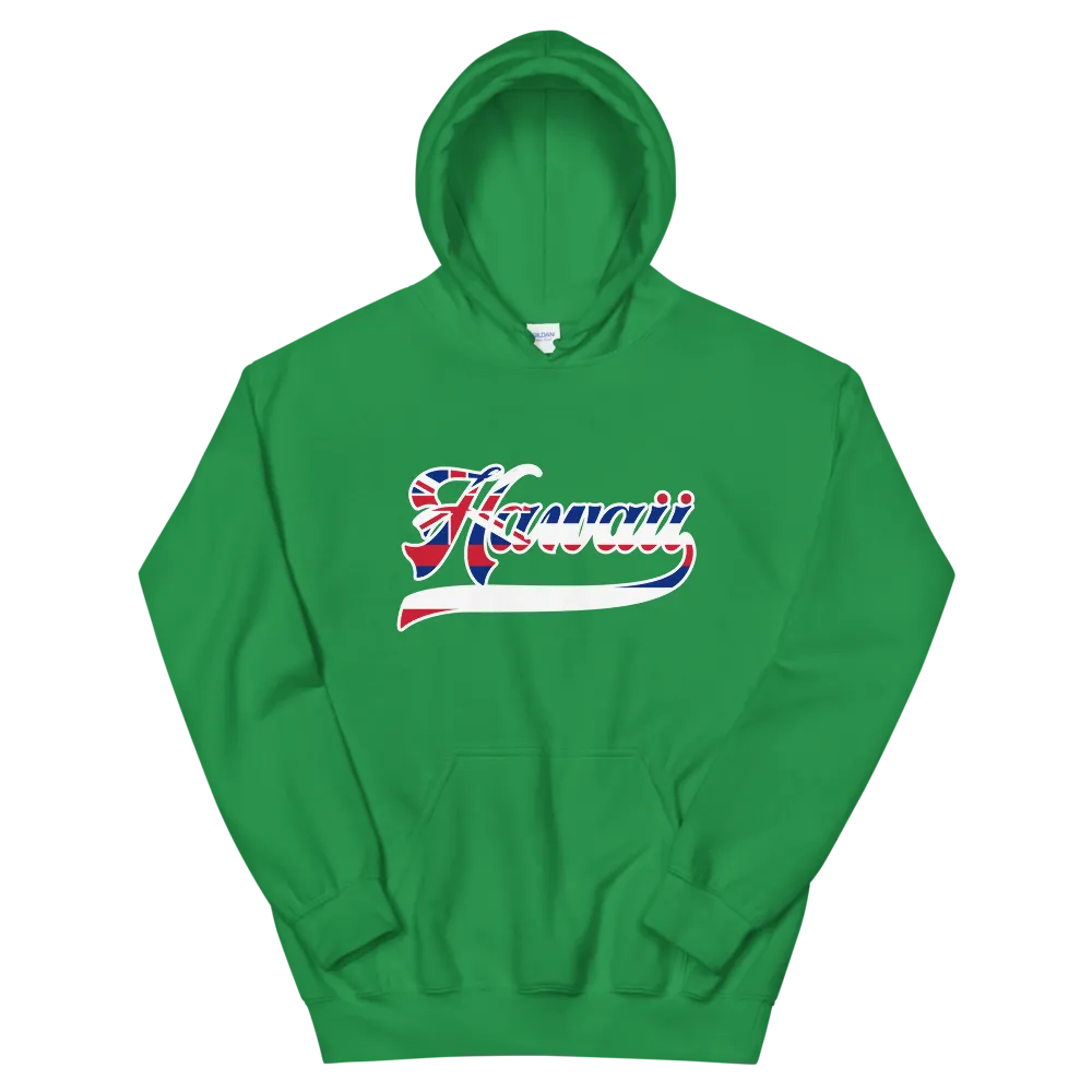 Hawaii 808 Union Jack - Flag Jersey with White Border (front/back) *ADULT HOODIE*