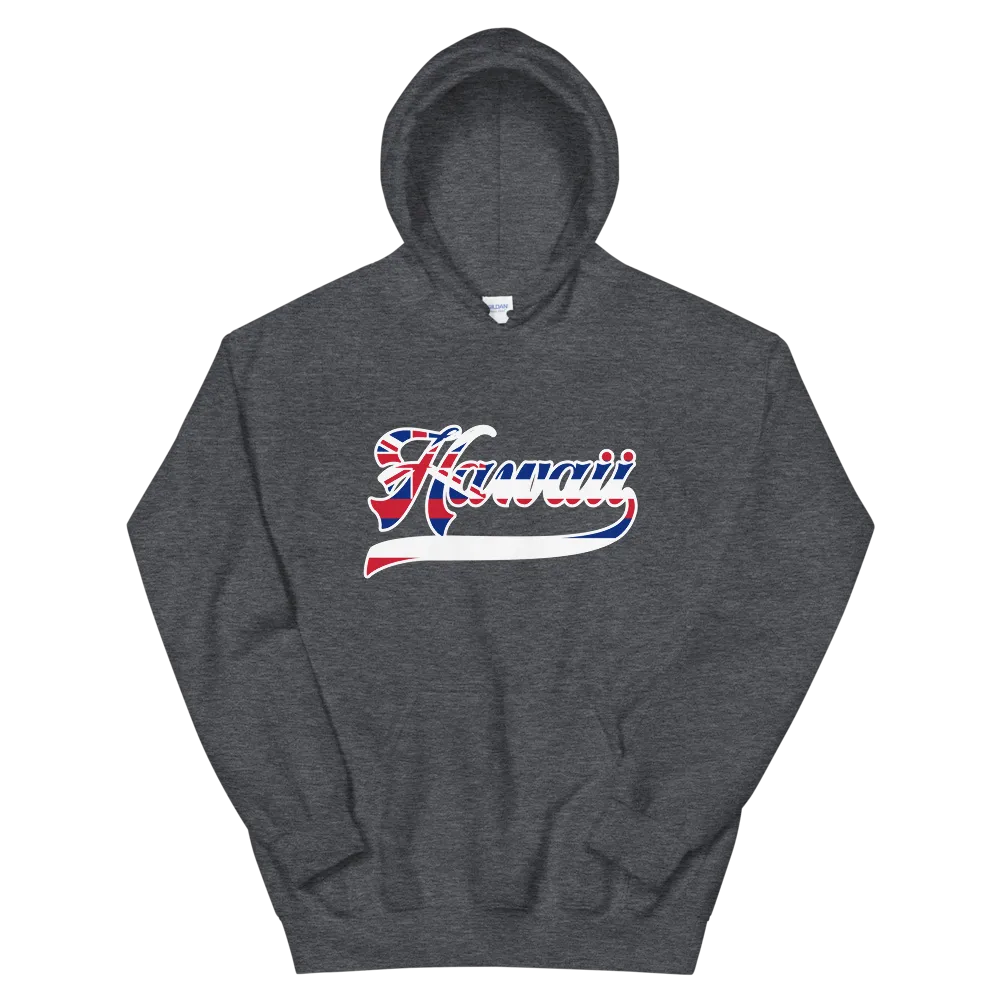 Hawaii 808 Union Jack - Flag Jersey with White Border (front/back) *ADULT HOODIE*