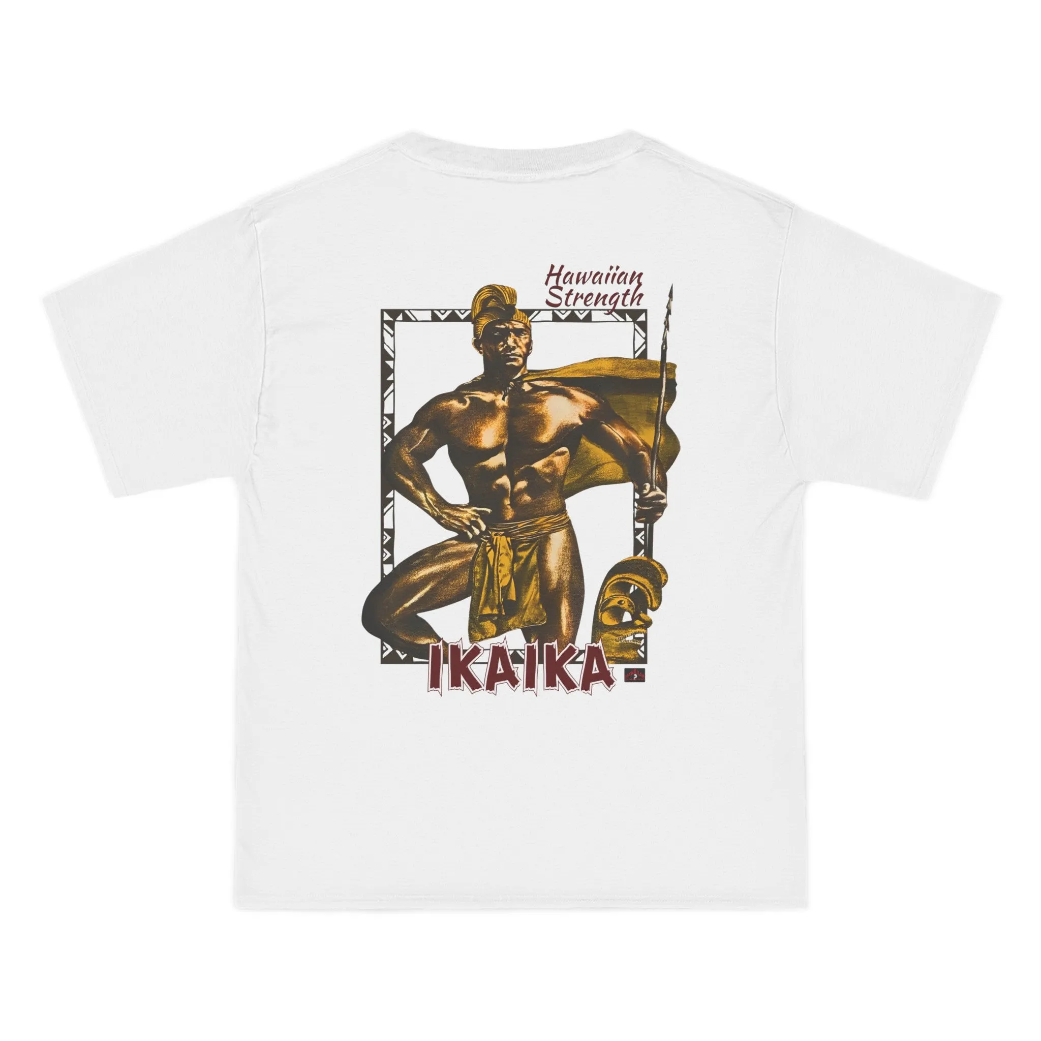 Hawaiian Strength Ikaika Hawaiian Strength Vintage Design 90s New Print Beefy-T®  Short-Sleeve T-Shirt
