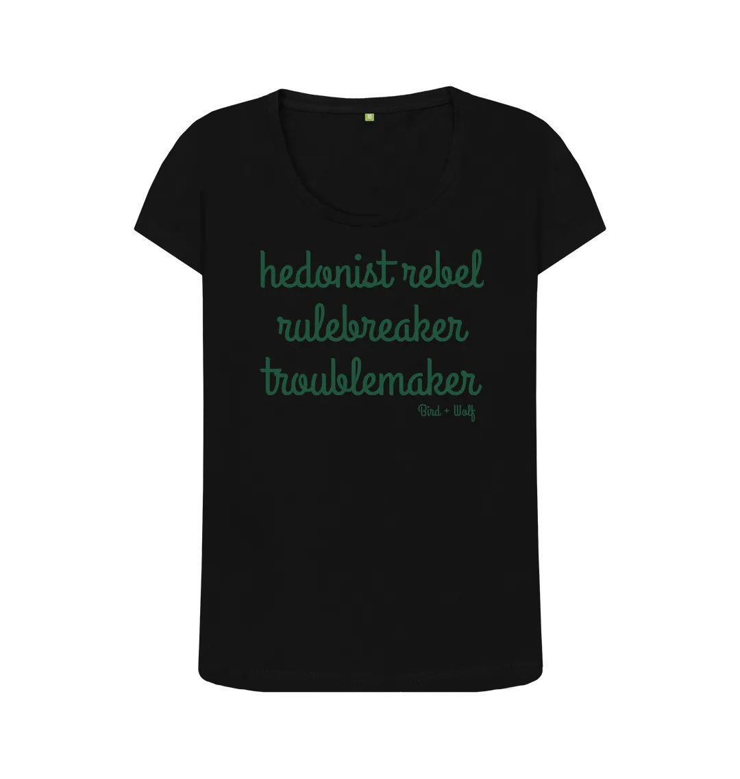 Hedonist Rebel Scoop Neck Tee