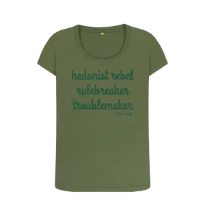Hedonist Rebel Scoop Neck Tee