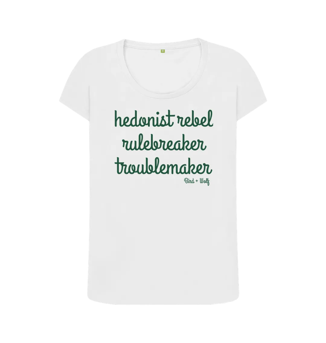 Hedonist Rebel Scoop Neck Tee