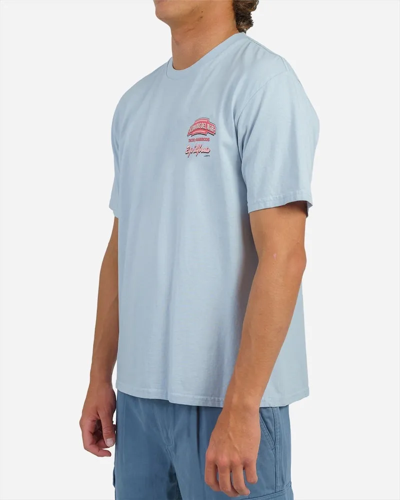 Hermanos Del Mar Boxy Tee Blue Mist