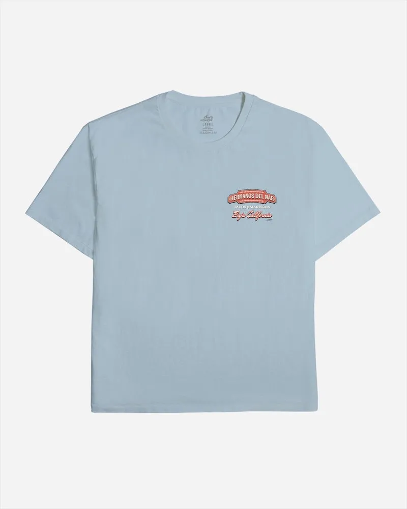 Hermanos Del Mar Boxy Tee Blue Mist