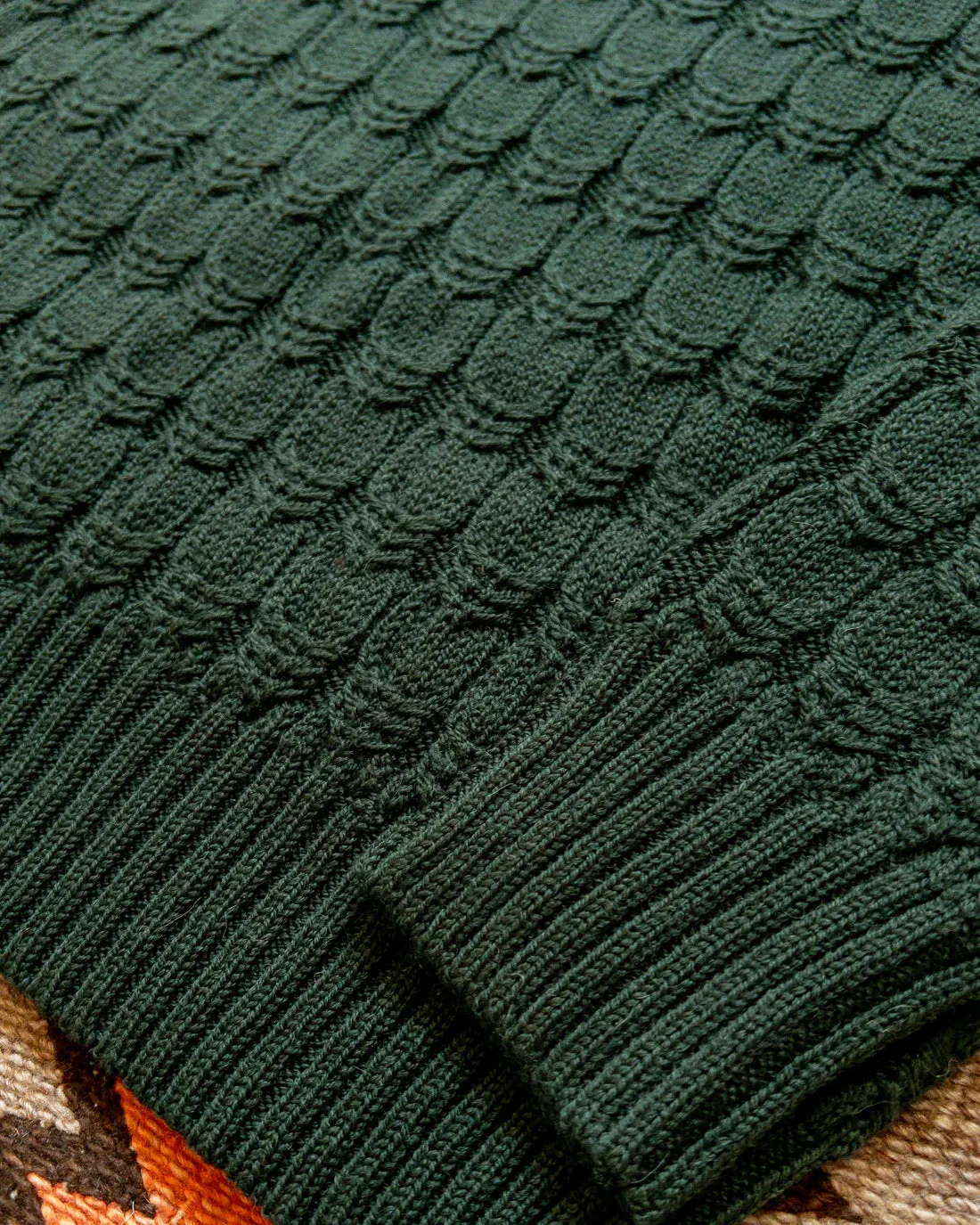Highland Cableknit Crewneck Sweater
