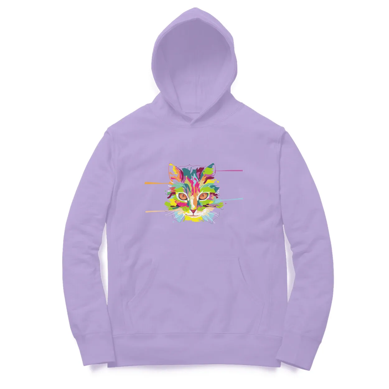 Hoodie (Men) - Laser Sharp Cat (12 Colours)