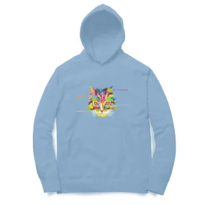 Hoodie (Men) - Laser Sharp Cat (12 Colours)
