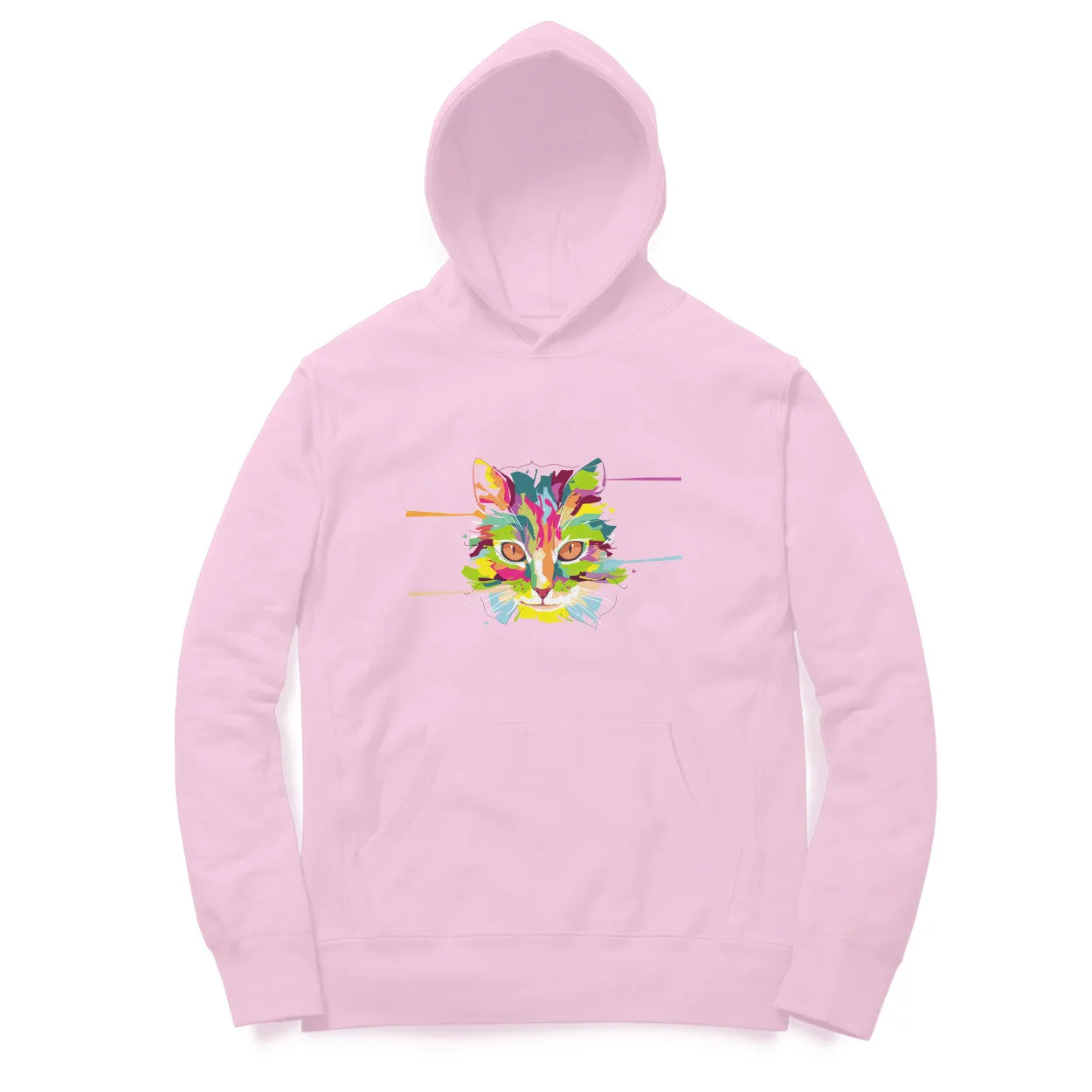 Hoodie (Men) - Laser Sharp Cat (12 Colours)