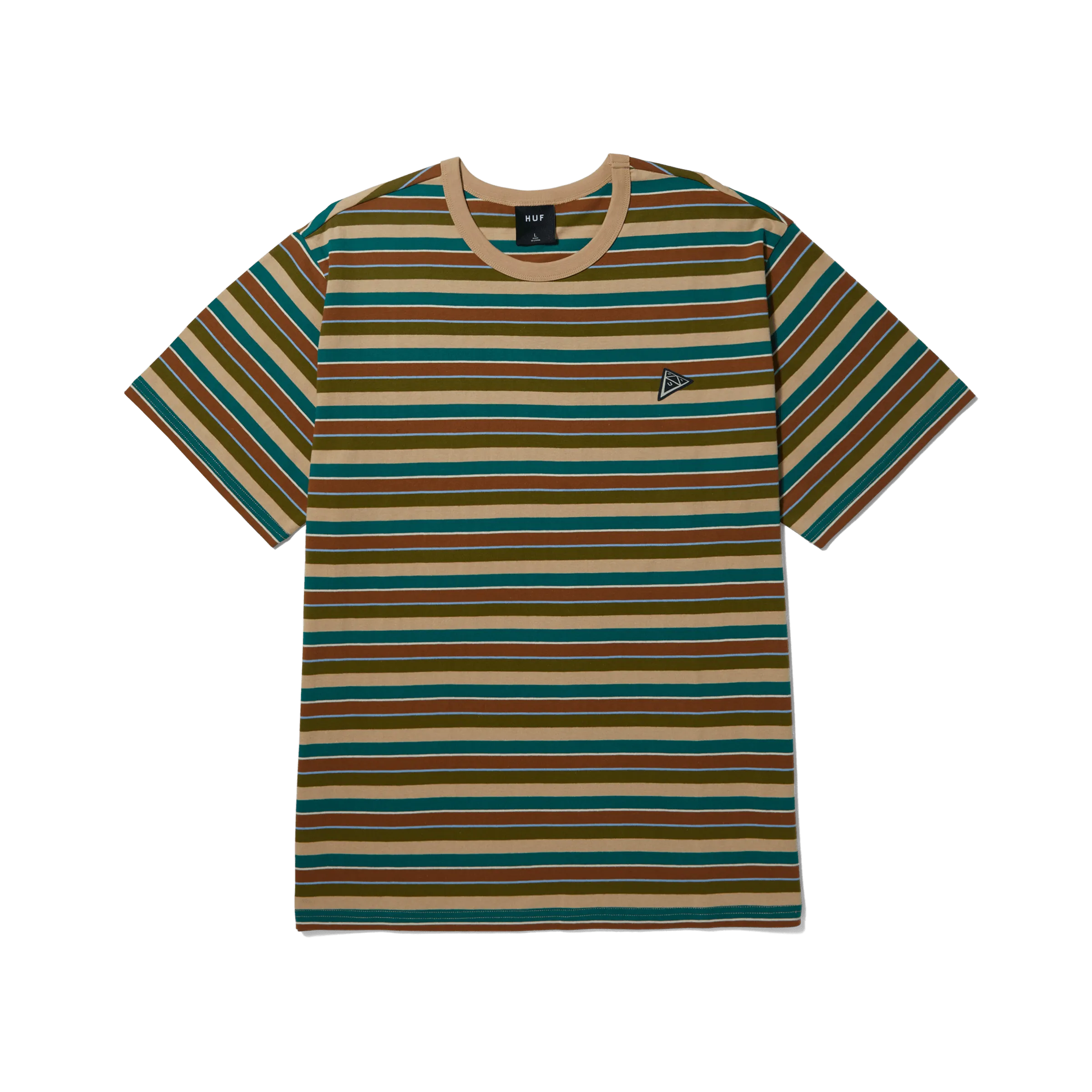 HUF Triple Triangle Relaxed Knit Tee Biscuit