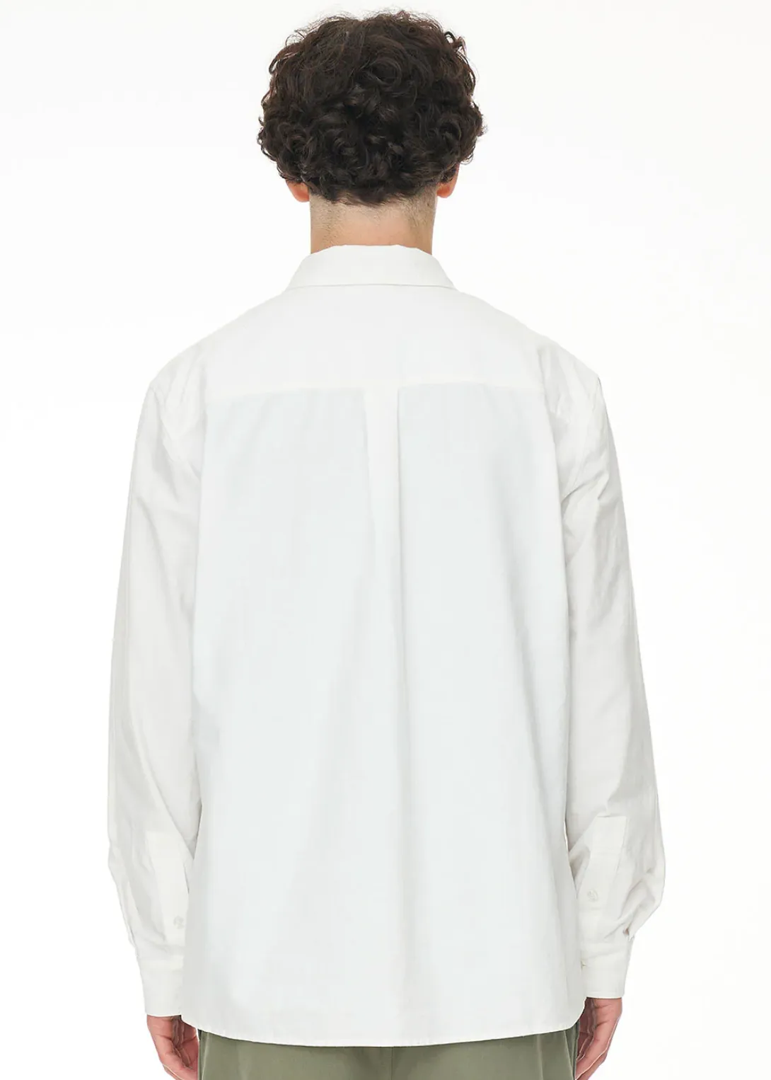 HUFFER Dobby Shirt - Ecru