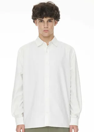 HUFFER Dobby Shirt - Ecru