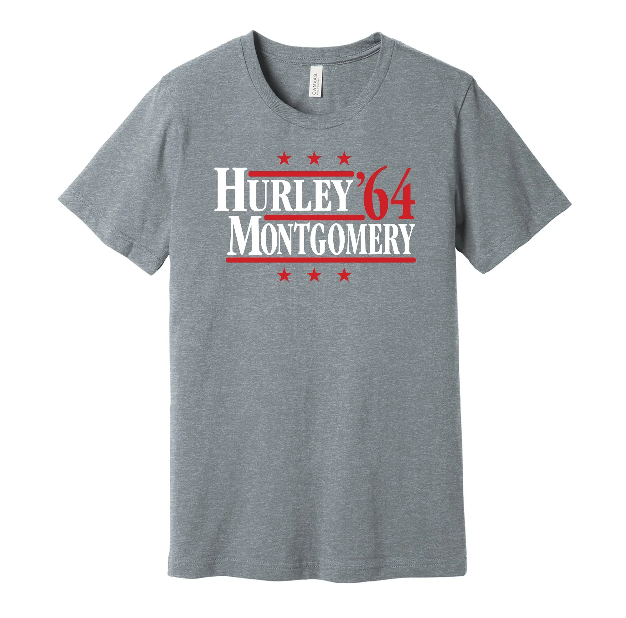 Hurley & Montgomery '84 - Sunderland Football Legends Political Campaign Parody T-Shirt - Hyper Than Hype Shirts
