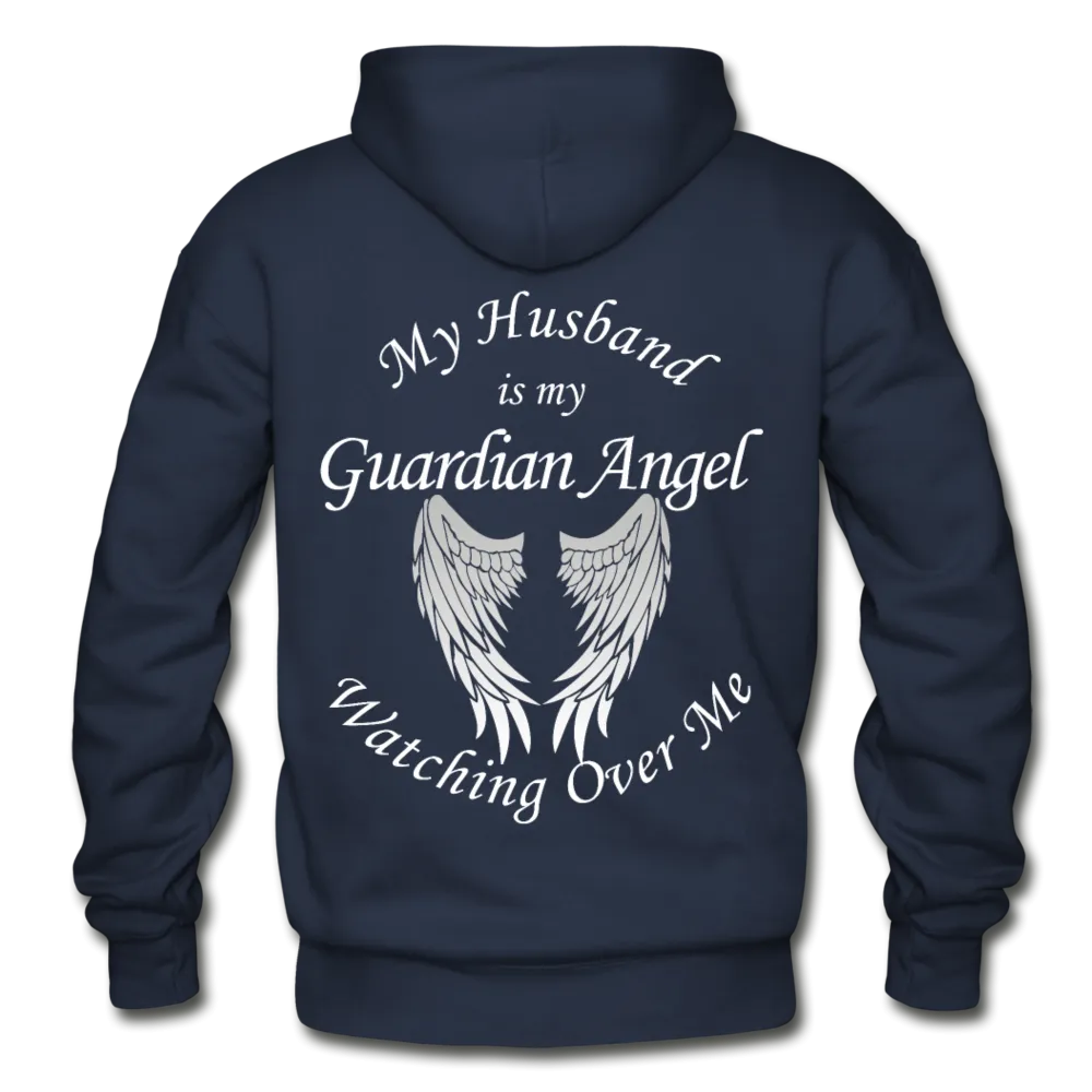Husband Guardian Angel Gildan Heavy Blend Adult Hoodie (CK1673)