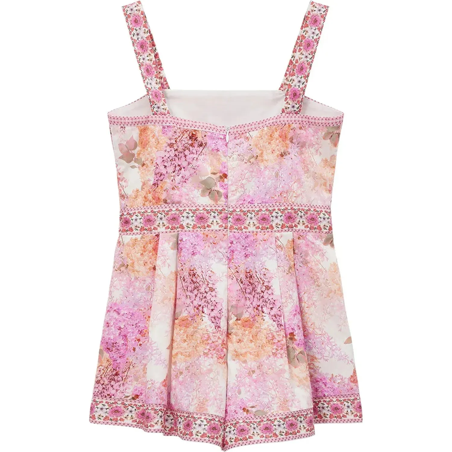 Hydrangea Romper - Floral