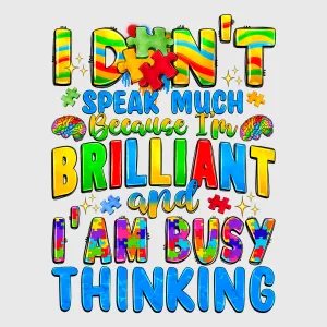 'I Don't Speak Too Much Brilliant' Autism Transfer