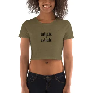 Inhale Exhale Women’s Crop Tee