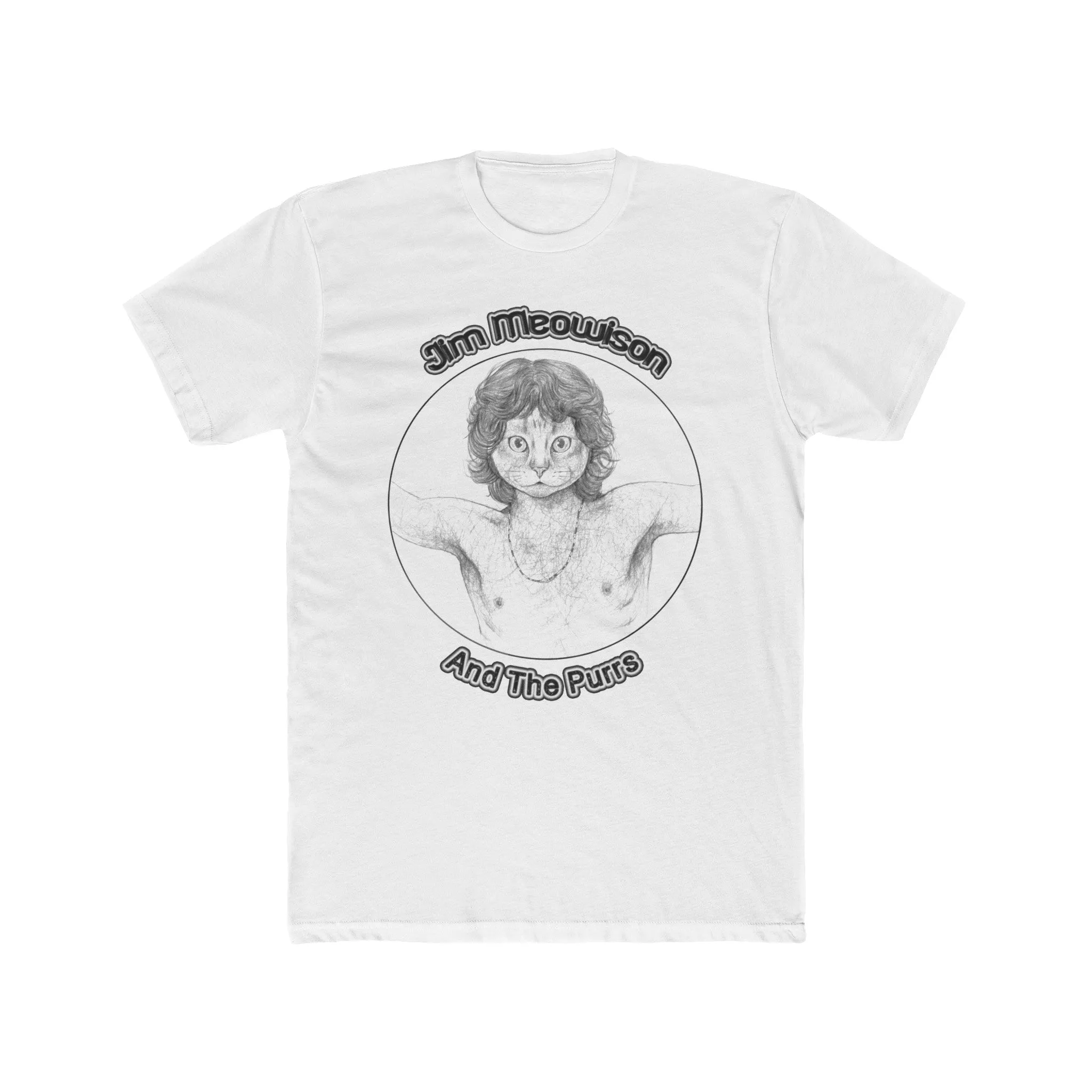 Jim Meowison Tee on Next Level