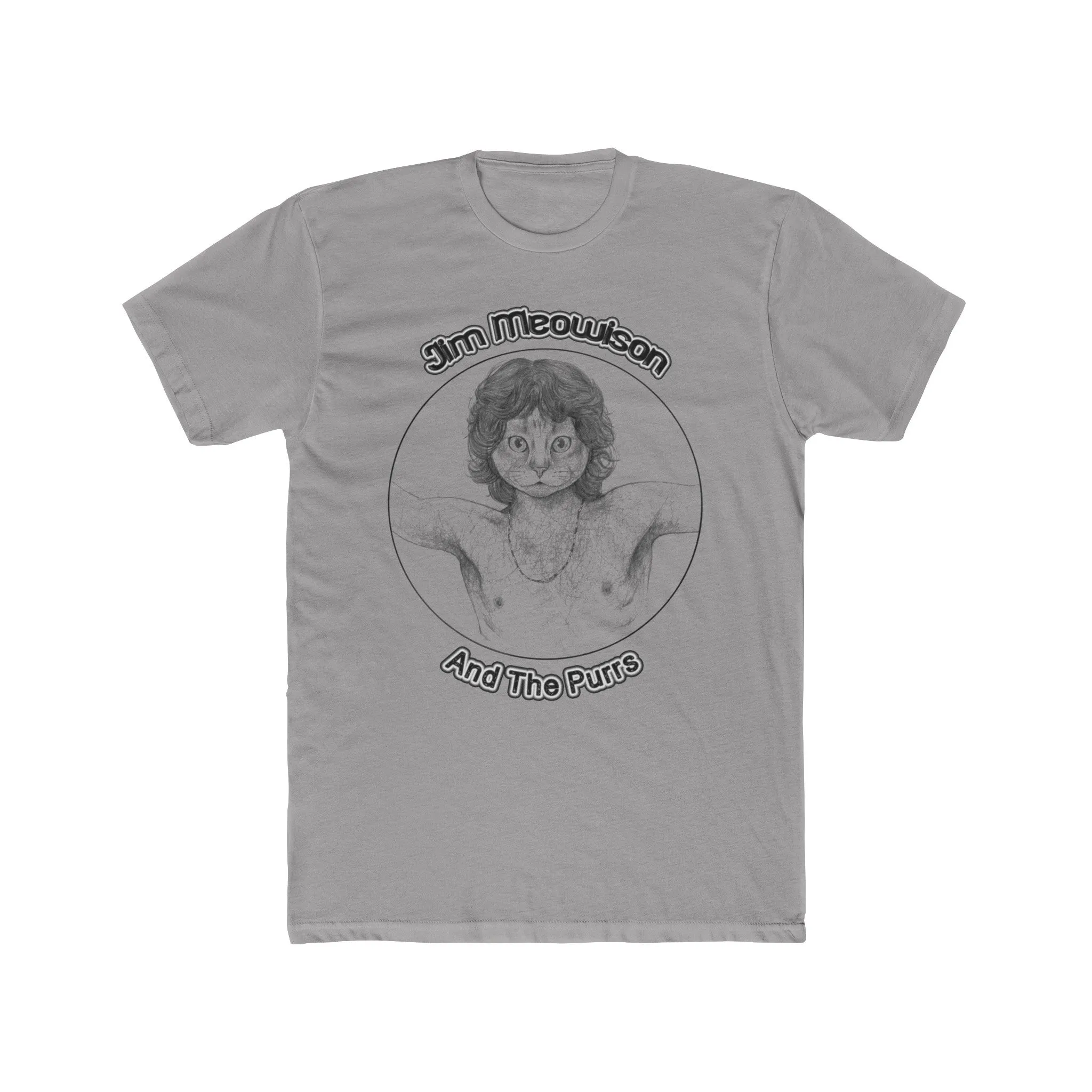 Jim Meowison Tee on Next Level