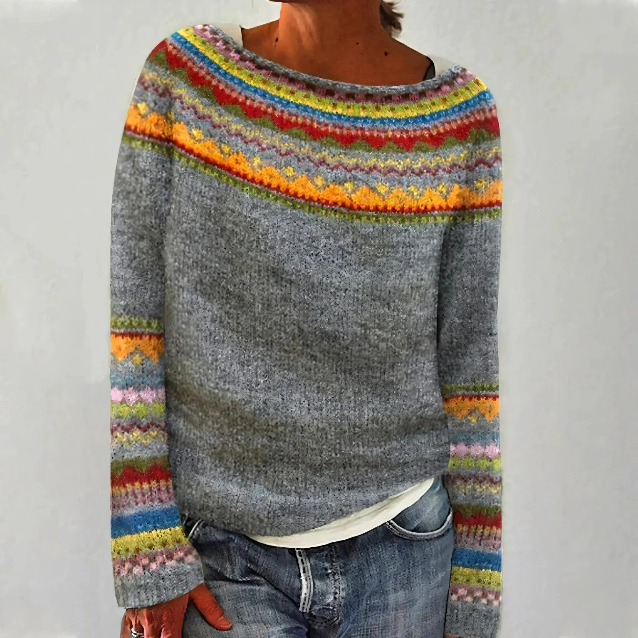 Johannah – Pull rétro au style intemporel
