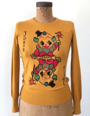 JOKER LONG SLEEVE SWEATER *MUSTARD