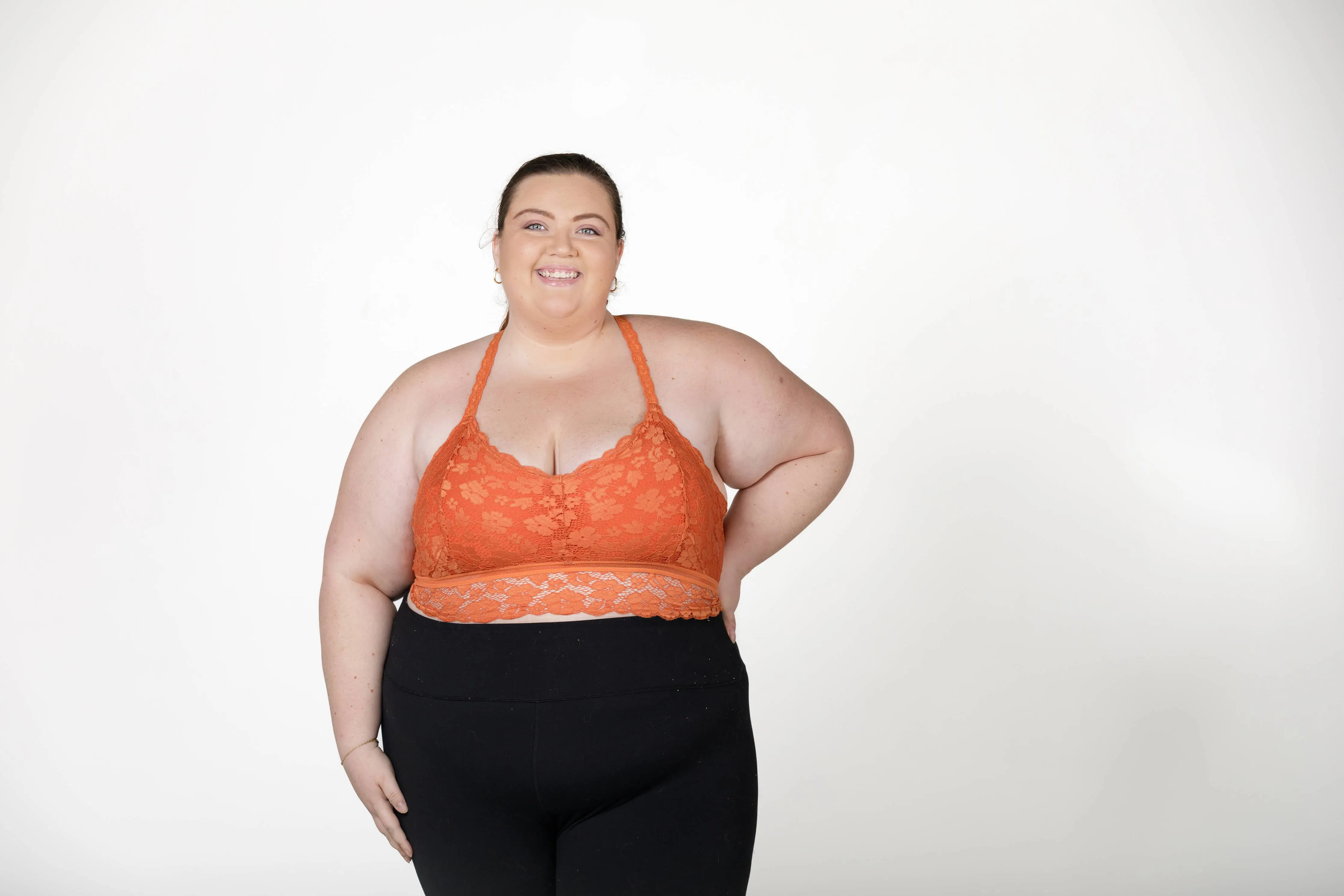 Juliette Spiced Pumpkin Lace Bralette by JadyK