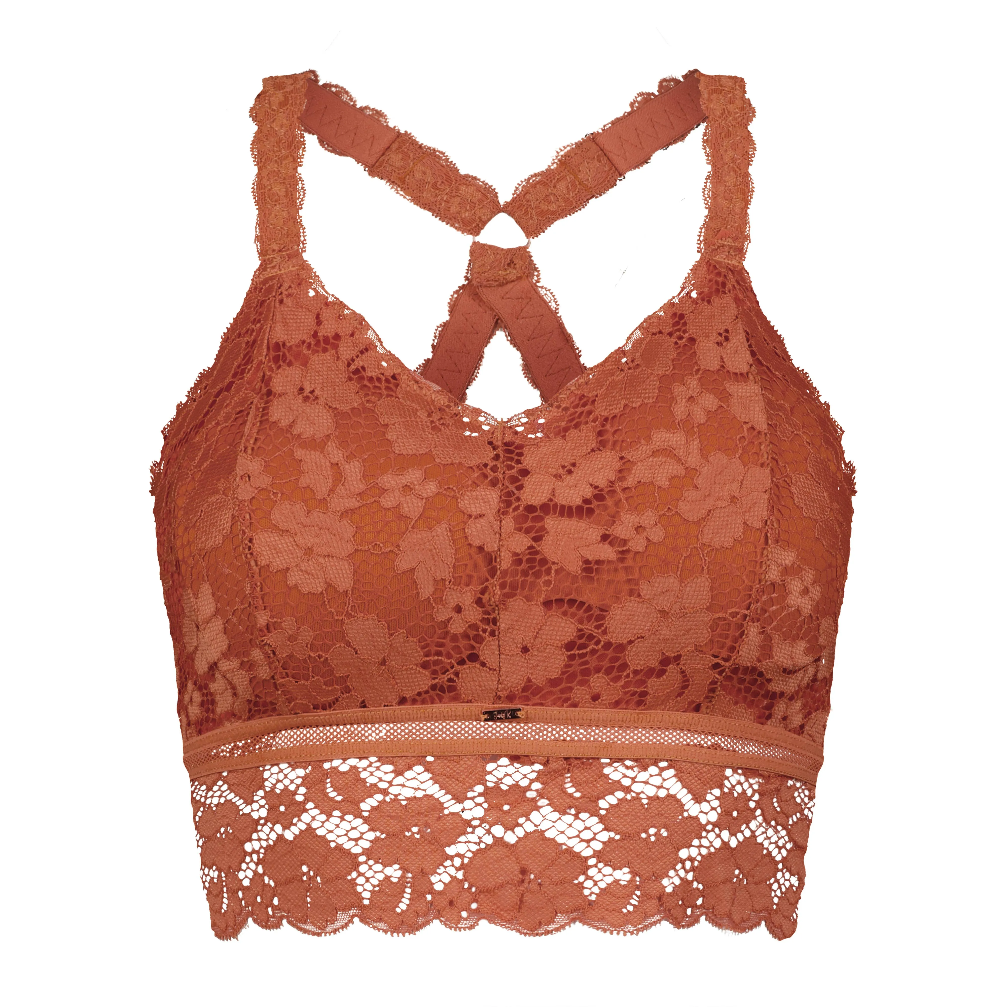 Juliette Spiced Pumpkin Lace Bralette by JadyK