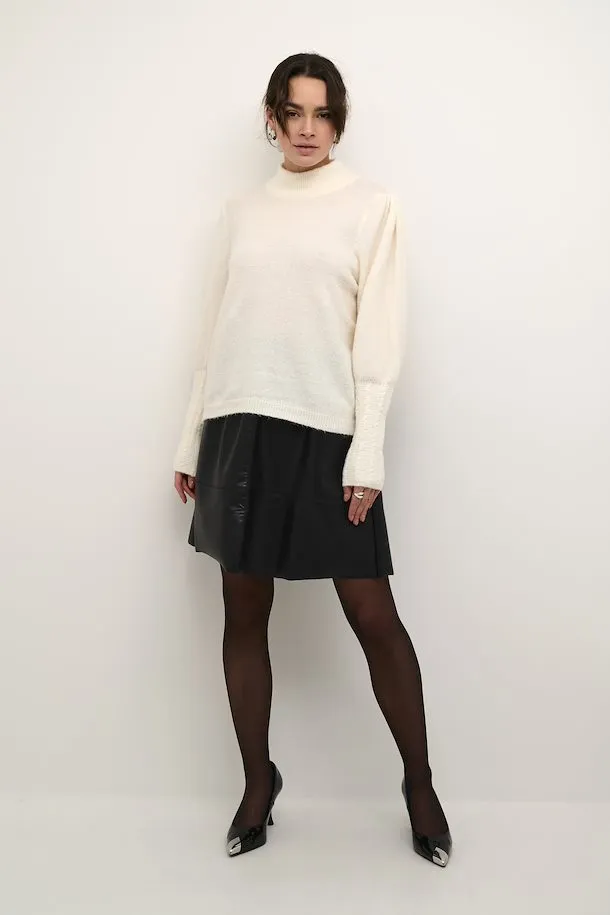 KAamelia Knit Pullover -Chalk