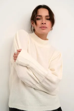 KAamelia Knit Pullover -Chalk